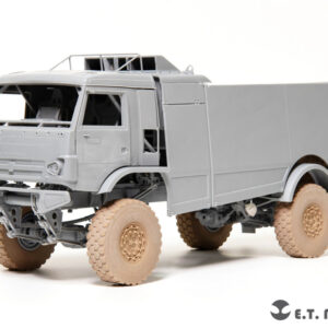 ETMODEL 1/35 P35-131 卡瑪茲-43509（達喀爾拉力賽）卡車重力輪及備胎改造件 For ZVEZDA Kit