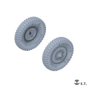 ETMODEL 1/35 P35-135 二戰德軍Type166 水陸兩用車重力輪模型改造件（窄胎）For TAMIYA Kit