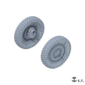 ETMODEL 1/35 P35-135 二戰德軍Type166 水陸兩用車重力輪模型改造件（窄胎）For TAMIYA Kit