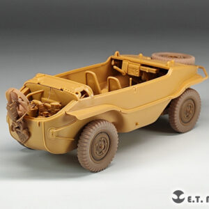 ETMODEL 1/35 P35-135 二戰德軍Type166 水陸兩用車重力輪模型改造件（窄胎）For TAMIYA Kit