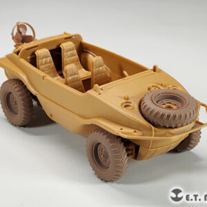 ETMODEL 1/35 P35-136 二戰德軍Type166 水陸兩用車重力輪模型改造件（寬胎）For TAMIYA Kit