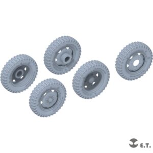 ETMODEL 1/35 P35-137 二戰德軍斯太爾1500A/1500A-1 卡車重力輪模型改造件 For TAMIYA Kit