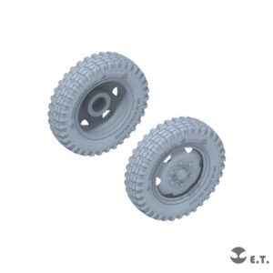 ETMODEL 1/35 P35-137 二戰德軍斯太爾1500A/1500A-1 卡車重力輪模型改造件 For TAMIYA Kit