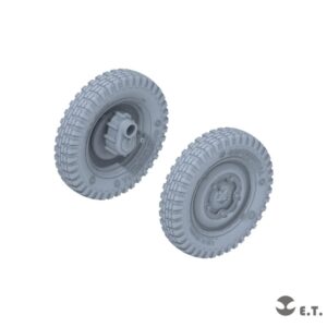 ETMODEL 1/35 P35-138 二戰德軍Type82 桶車重力輪模型改造件（窄胎）For TAMIYA Kit