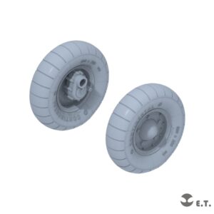 ETMODEL 1/35 P35-139 二戰德軍Type82 桶車重力輪模型改造件（氣球胎）For TAMIYA Kit