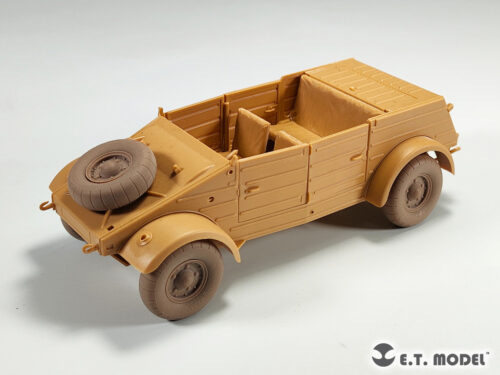 P35-139-6 ETMODEL 1/35 P35-139 二戰德軍Type82 桶車重力輪模型改造件(氣球胎)For TAMIYA Kit