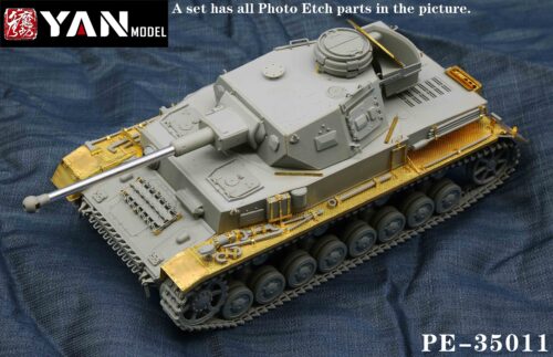 PE-35011图01 YANMODEL 彥魔坊 1/35 PE-35011 1/35 四號F2&G型坦克蝕刻片 For 邊境 BT-004