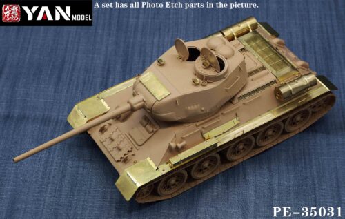 YANMODEL 彥魔坊 1/35 PE-35031 1/35 T34-85坦克蝕刻片 For 麥田 T34-85