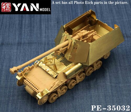 YANMODEL 彥魔坊 1/35 PE-35032 1/35 黃鼠狼I (sd.kfz135)蝕刻片 For 田宮 35370