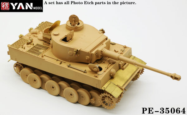 YANMODEL 彥魔坊 1/35 PE-35064 1/35 虎I極初期蝕刻片 For 麥田 RM5078