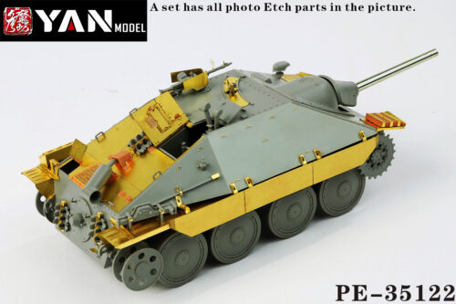 YANMODEL 彥魔坊 1/35 PE-35122A 1/35"追獵者"坦克殲擊車 後期生產型 For 三花 2172（與Lan mldel合作產品。數量有限僅有首批）