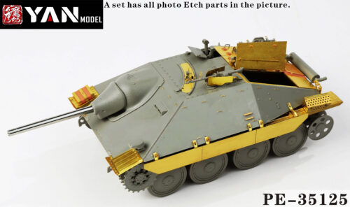YANMODEL 彥魔坊 1/35 PE-35125A 1/35"追獵者"坦克殲擊車 早期生產型 For 三花 2170（與Lan mldel合作產品。數量有限僅有首批）