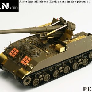 YANMODEL 彥魔坊 1/35 PE-35141 1/35 美軍 M40 155mm自行榴彈炮“普及版” For AFV/愛德美