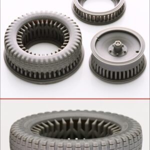 YANMODEL 彥魔坊 1/35 PE-35156 1/35 二戰德軍Sd.Kfz.250/Sd.Kfz.10 重力轉向輪（1） (通用)