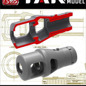 YANMODEL 彥魔坊 1/35 PE-35181 1/35 二戰德國88mm KWK 43L/71 反坦克炮（配虎王，獵豹等） (通用)