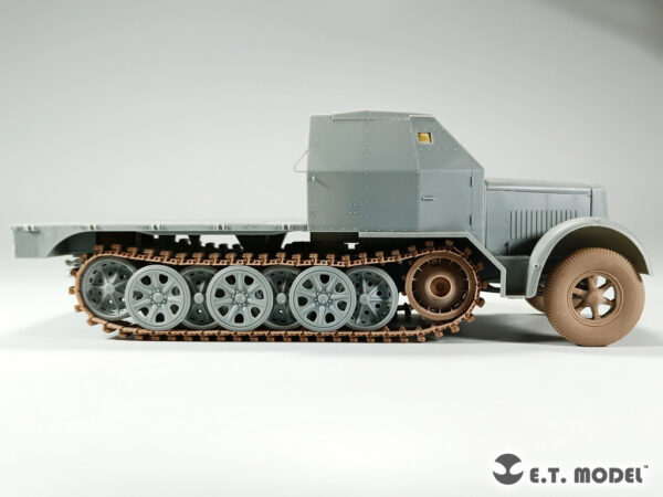 ETMODEL 1/35 P35-132 二戰德軍Sd.Kfz.7 8t牽引車重力轉向輪及備胎模型改造件（樣式1）For DRAGON/TRUMPETER Kit