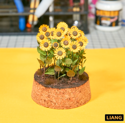 LIANG LIANG-0101 1/35 1/48 /132 場景植物-向日葵