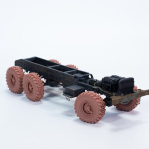 ShrinkRay 1/35 URAL-4320/375 KAMA大寬胎 — 高精度 3D 列印重力胎