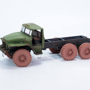 ShrinkRay 1/35 URAL-4320/375 KAMA大寬胎 — 高精度 3D 列印重力胎