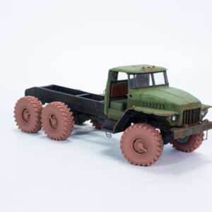 ShrinkRay 1/35 URAL-4320/375 KAMA大寬胎 — 高精度 3D 列印重力胎