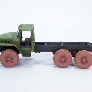 ShrinkRay 1/35 URAL-4320/375 KAMA大寬胎 — 高精度 3D 列印重力胎